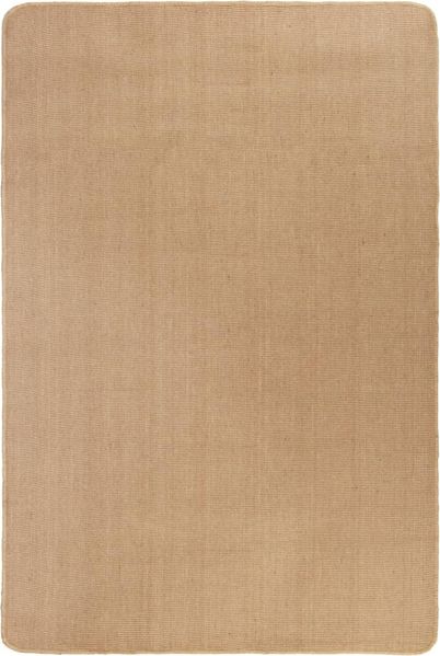 vidaXL Teppich Jute mit Latexrücken 160x230 cm Natur 245287