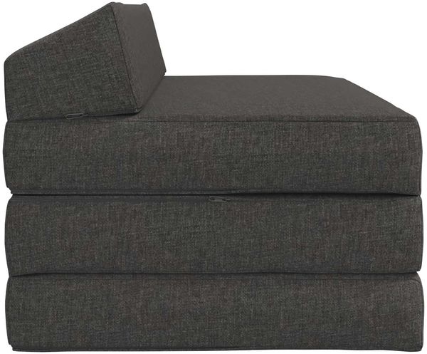 vidaXL Klappsofa Bett Dunkelgrau 120 x 60 x 49 cm Stoff 900035 Bild 3