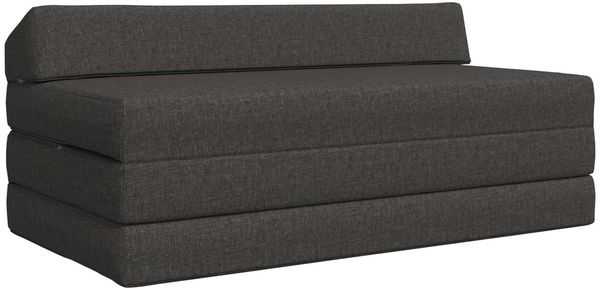 vidaXL Klappsofa Bett Dunkelgrau 120 x 60 x 49 cm Stoff 900035