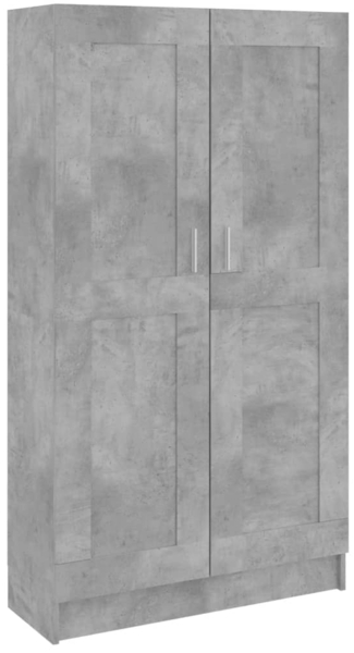 vidaXL Bücherregal Betongrau 82,5x30,5x150 cm Holzwerkstoff 802727