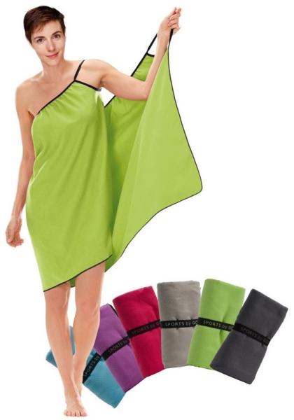 liebling Saunatuch Sporttuch, Sauna-Wickeltuch, 90% Polyester, 10% Polyamid, mit Trägern, größenvariabel über praktischen Gummizug, Öko-Tex 100