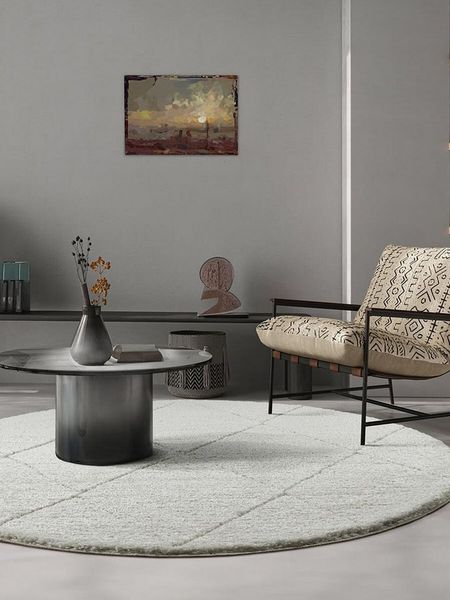 the carpet Teppich Bahar Shaggy, rund, Höhe: 30 mm, Shaggy eleganter Wohnzimmer Teppich Hochflor