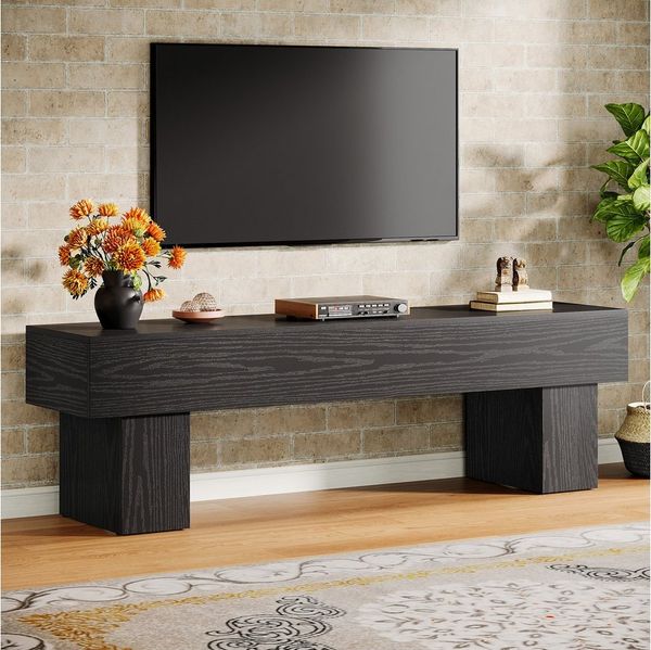 Tribesigns TV-Schrank 160cm TV-Ständer, Landhausstil, TV-Schränke & Konsolentisch, Schuhbank