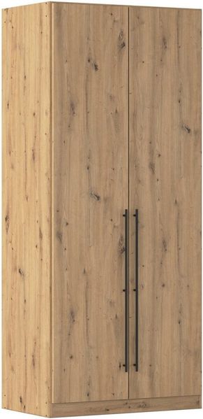 rauch Kleiderschrank Drehtürenschrank Schrank Garderobe Wäscheschrank Schlafzimmer AVOLA (3 verschiedene Ausstattungen BASIC/CLASSIC/PREMIUM (inkl. SOFT-CLOSE) mit hochwertigen Stangengriffen in Schwarz aus Metall MADE IN GERMANY