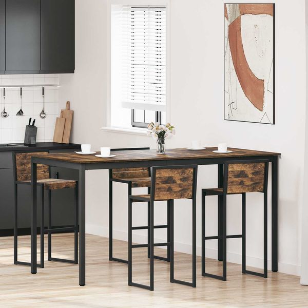 Stehtisch, Bartisch Holzwerkstoff 200 x 100 x 105 cm