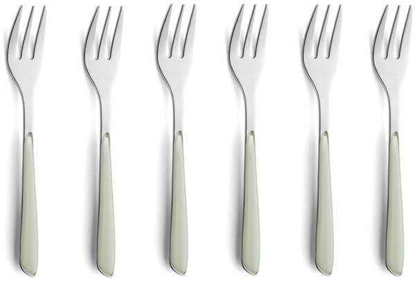 Kuppels PRISMA Kuchengabel Set 6-teilig salbeigrün mattiert