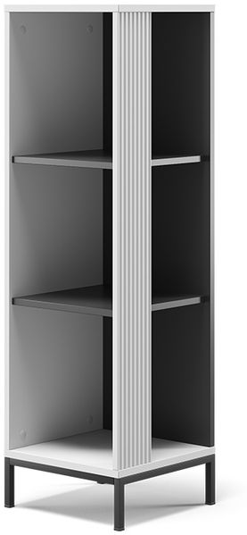 Bücherregal Eliza Weiß 36 x 120 cm mit 3 Fächern Vicco