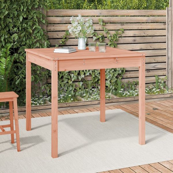 Gartentisch, Balkontisch, Esstisch 82,5 x 82,5 x 76 cm Massivholz Douglasie