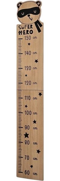 Meinposten Messlatte Messlatte Kinder Holz 60-150 cm Größenmesser Jungen und Mädchen (1-tlg)