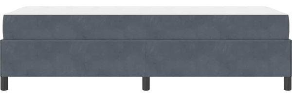 vidaXL Bettrahmen mit Matratze Dunkelgrau 90 x 200 cm Stoff 3399037 Bild 8