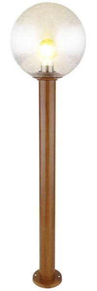 RGB LED Außenleuchte Stehlampe, Glas Holzoptik , H 100 cm Bild 7