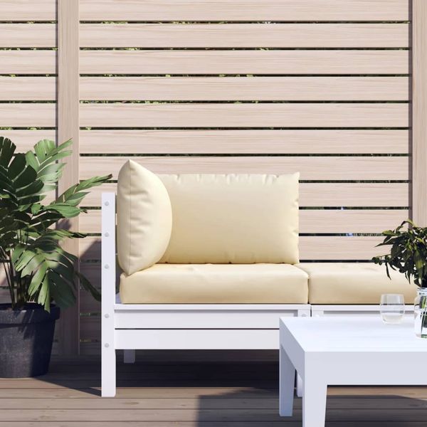 vidaXL Palettenkissen 3-tlg. Beige Oxford-Gewebe 315067