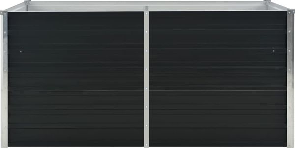 vidaXL Hochbeet Anthrazit 160 x 80 x 77 cm Verzinkter Stahl 45722 Bild 3