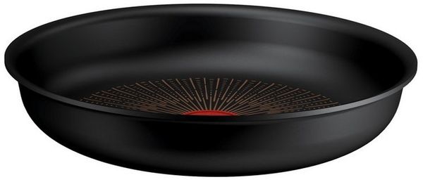 Tefal Bratpfanne Ingenio Excellence Fusion, Aluminium (1-tlg), abnehmbarer Ingenio-Griff, Thermo-Signal, stapelbar, Induktion