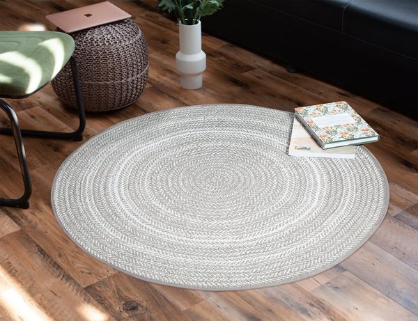DomDeco Teppich In- & Outdoor Teppich Rund Roundabout, Ø120 cm