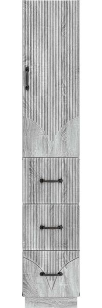 vidaXL Schrankset 2 pcs Grau Sonoma 33 x 34,5 x 87 cm Holzwerkstoff 3416814 Bild 4