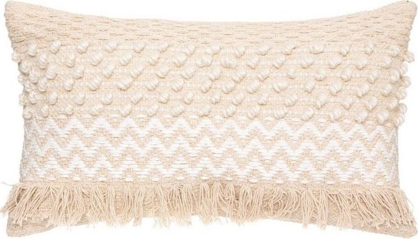 Atmosphera Créateur d'intérieur Dekokissen Dekokissen Cot Sand, Baumwolle, Boho, 30x50 cm