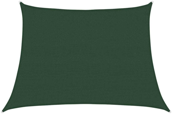 vidaXL Sonnensegel 160 g/m² Trapezform Dunkelgrün 4/5x3 m HDPE 311490