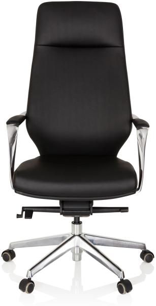 hjh OFFICE Profi Chefsessel VELVET Kunstleder Schwarz