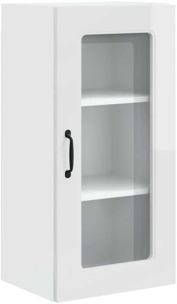 vidaXL Küchenschrank Kalmar Hochglanz Weiß 40 x 31 x 80 cm 884642