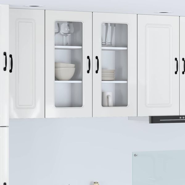 vidaXL Küchenschrank Kalmar Hochglanz Weiß 40 x 31 x 80 cm 884642