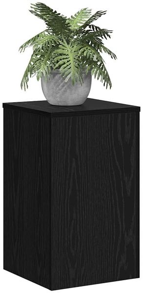 vidaXL Pflanzenständer 2 pcs Schwarz Eichen-Optik 30 x 30 x 50 cm 869231 Bild 3