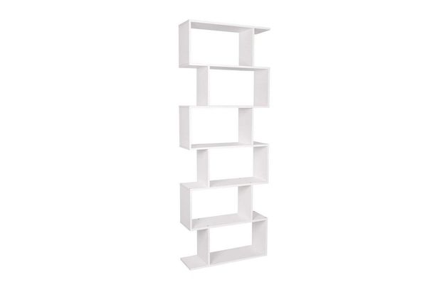 Mondeer Bücherregal Standregal, Würfelregal, 6 Fächer, Weiß