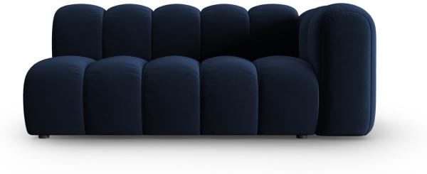 Micadoni Modulares Sofa Lupine 3-Sitzer Rechts Samtstoff Salvador Königsblau