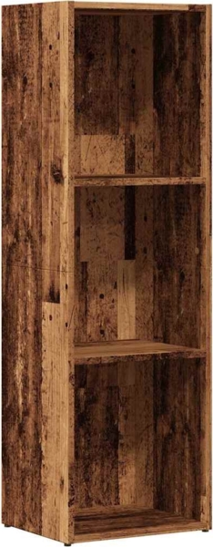 vidaXL Bücherregal Altholz-Optik 36x30x114 cm Holzwerkstoff 855774