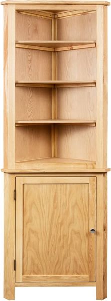 vidaXL Eckschrank 59x36x180 cm Massivholz Eiche 247042 Bild 2
