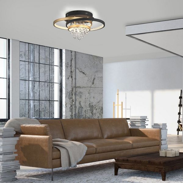 Paul Neuhaus Deckenleuchte ROTAZO, Dimmfunktion, LED fest integriert, Warmweiß, LED, dimmbar, Switchmo
