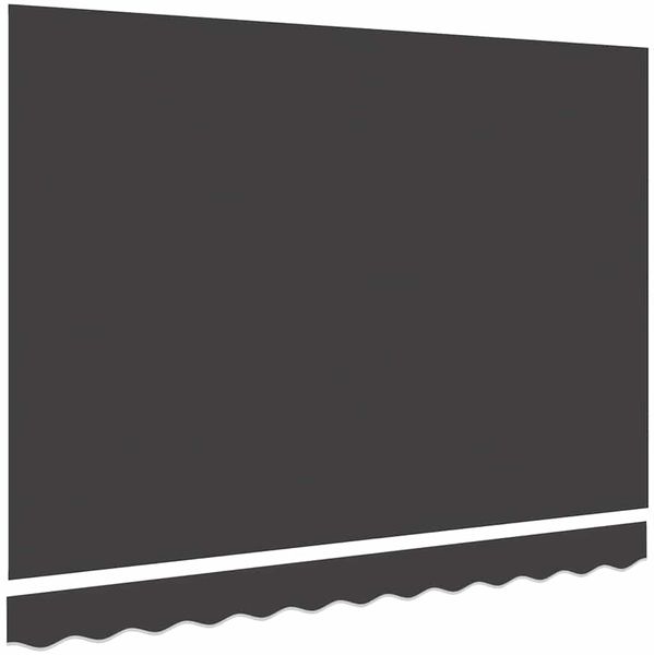 vidaXL Markisenersatzstoff Anthrazit 3 x 2 m Polyester 42000415 Bild 4