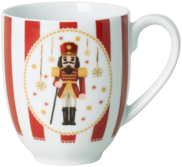 Hutschenreuther Becher mit Henkel Christmas Love red