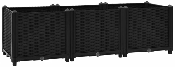 vidaXL Hochbeet 120x40x38 cm Polypropylen 316532