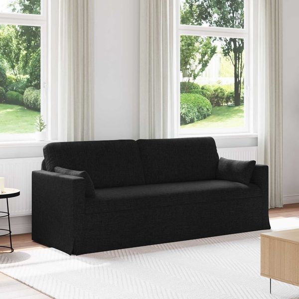 vidaXL Sofa Schwarz 198 x 78 x 80 cm Stoff 42024371