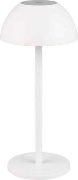 my home LED Außen-Tischleuchte Abbey Tischleuchte (Stück), Dimmfunktion, USB-Ladefunktion, LED fest integriert, Warmweiß, Outdoor Akku Tischlampe Pilzdesign, USB-C, 4-fach Touch Dimmer, IP54