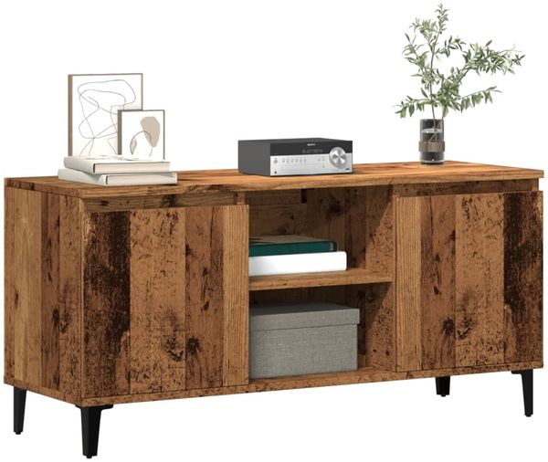 vidaXL TV-Schrank Altholz-Optik 102x35x50 cm Holzwerkstoff 856430