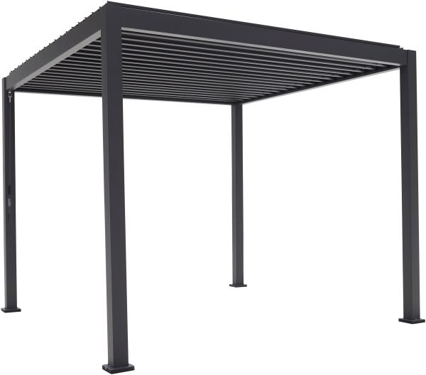 Pergola MIRADOR Basic 3x3 anthrazit Lamellendach