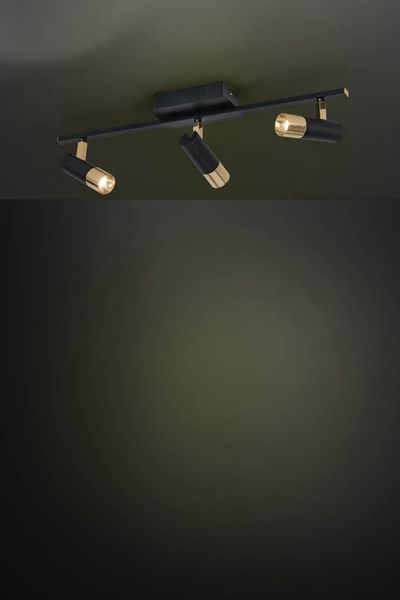 Eglo 39146 LED Leuchtschiene 3-flammig SCHWARZ/MESSING TOMARES