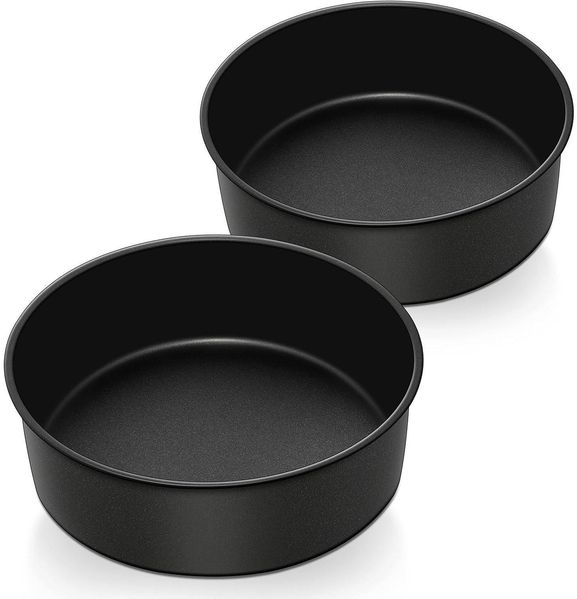 Homikit 20cm Edelstahl Kuchenform Backform Antihaft Rund-Tortenform