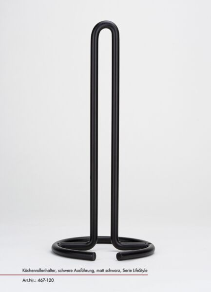 Küchenrollenhalter JUSTINUS LIFE STYLE schwarz