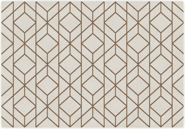 vidaXL Teppich Kurzflor Mehrfarbig 160x230 cm Rutschfest 4007208