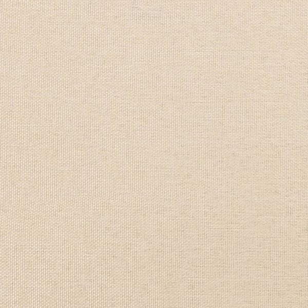 vidaXL Boxspringbett mit Matratze Creme 120x190 cm Stoff 3269805 Bild 8
