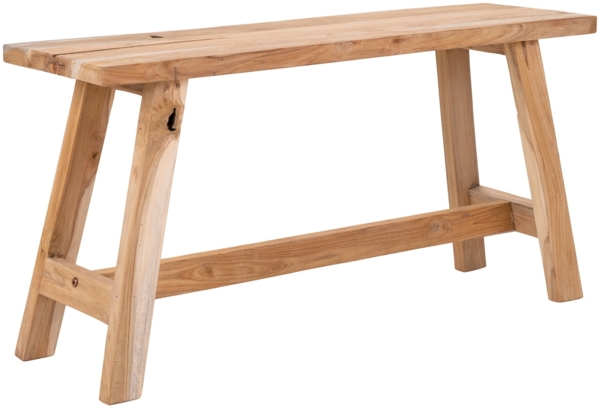 Bank, Teakholz, natur, 90 x 25 x 45 cm