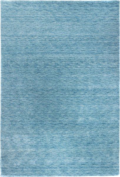 Gabbeh Teppich - Softy - Uni 400 x 300 cm - hellblau