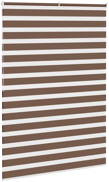 vidaXL Doppelrollo Braun 155x200 cm Stoffbreite 150,9 cm Polyester 4014376 Bild 4