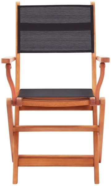 vidaXL Gartenstühle 2 Stk. Klappbar Massivholz Eukalyptus & Textilene 48692 Bild 2