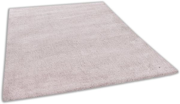 TOM TAILOR HOME Hochflor-Teppich Shaggy Teppich Cozy, rechteckig, Höhe: 25 mm, Uni Farben, auch in Pastell Farben, weich & kuschelig
