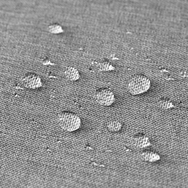 Wasserfestes Outdoor Kissenbezug 45x45cm 2er Set Grau Polyster Bild 2