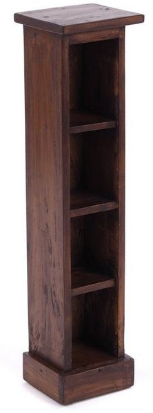 DESIGN DELIGHTS CD-Regal HOLZ CD REGAL "CD TOWER", 76cm(H), Holzregal, CD Rack mit 4 Fächern